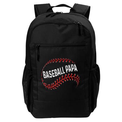 Baseball Papa Dad My Favorite Baseball Player Calls Me Backpack