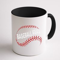 Baseball Papa Dad My Favorite Baseball Player Calls Me Mug