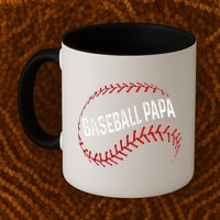 Baseball Papa Dad My Favorite Baseball Player Calls Me Mug