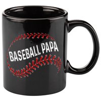 Baseball Papa Dad My Favorite Baseball Player Calls Me 11oz C Handle Ceramic Mug
