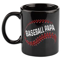 Baseball Papa Dad My Favorite Baseball Player Calls Me 11oz C Handle Ceramic Mug