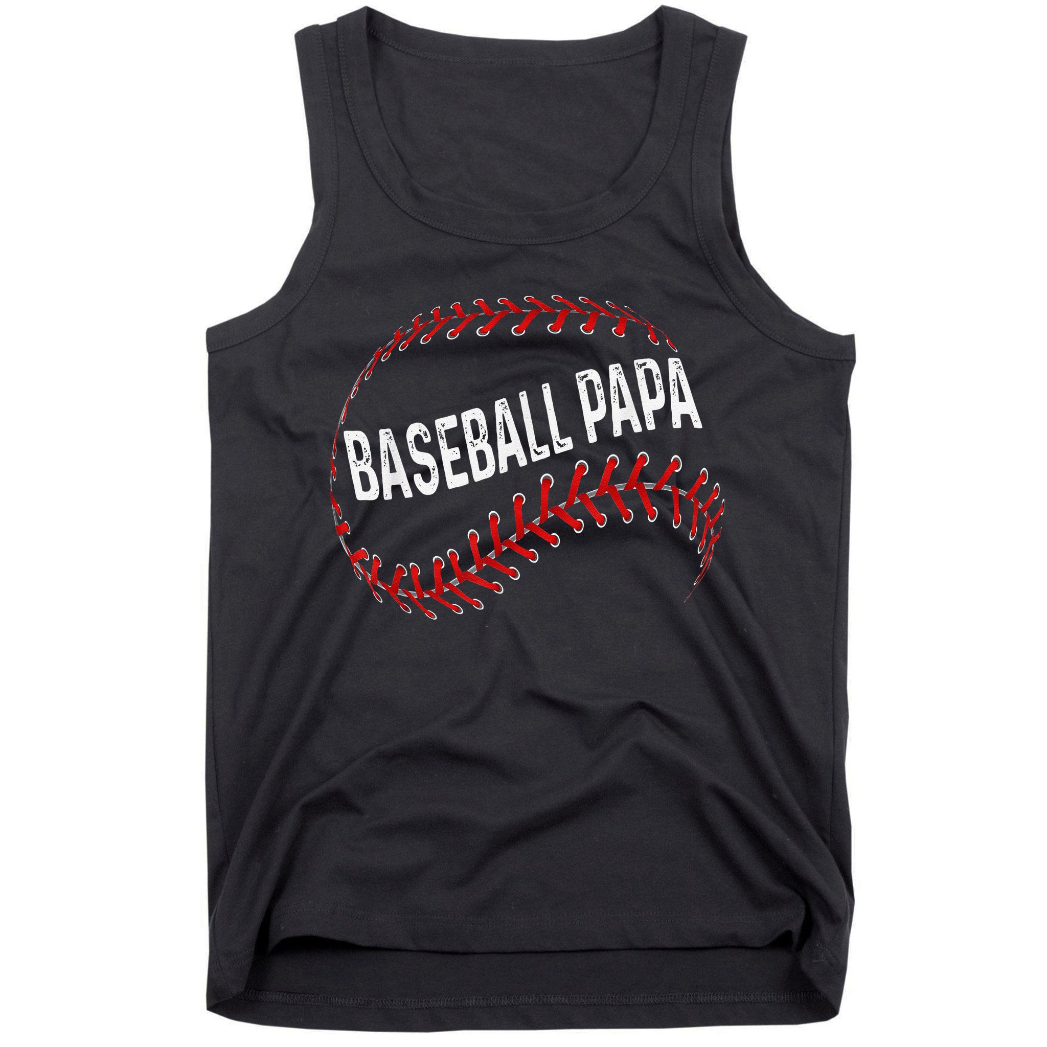Baseball Papa Dad My Favorite Baseball Player Calls Me Tank Top