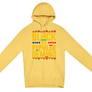 Black Popular Ded African American Melanin Black History Gift Premium Pullover Hoodie