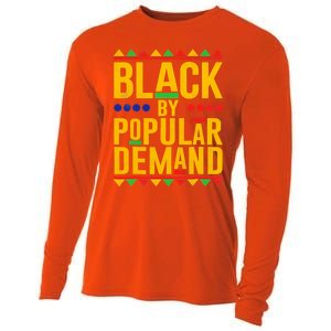 Black Popular Ded African American Melanin Black History Gift Cooling Performance Long Sleeve Crew