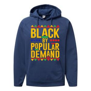 Black Popular Ded African American Melanin Black History Gift Performance Fleece Hoodie