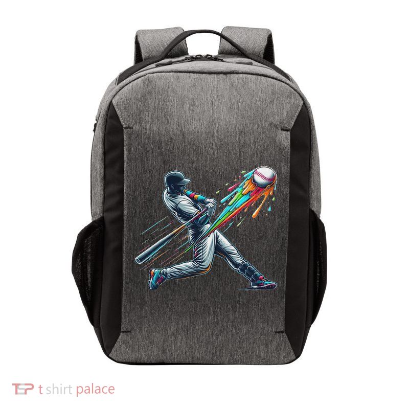 Baseball Player Drip Vector Backpack