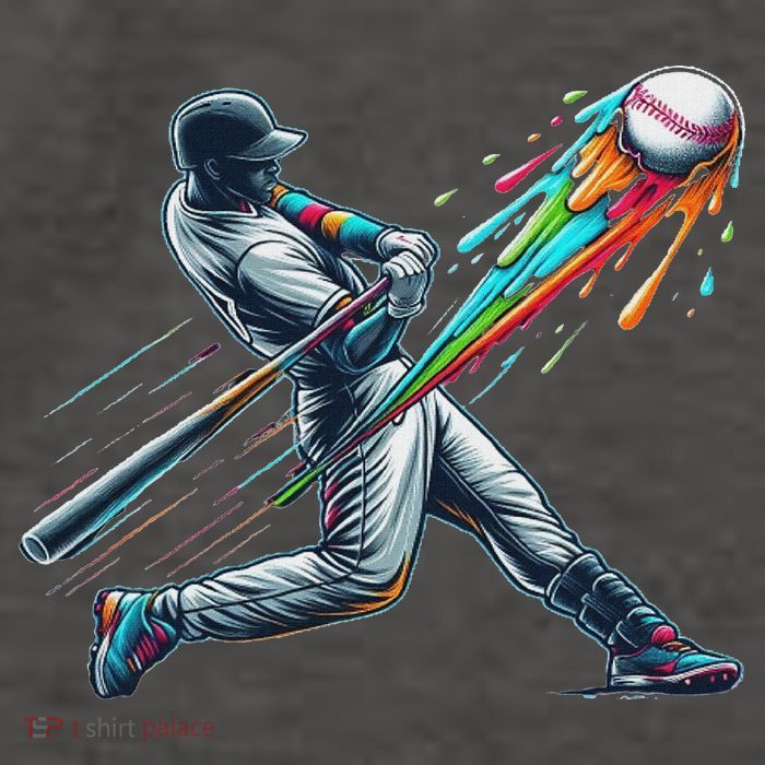 Baseball Player Drip Vector Backpack