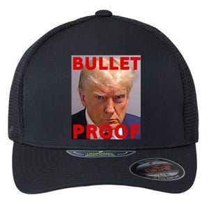 Bullet Proof Donald Trump 2024 Fight Fight Fight Trump Rally Flexfit Unipanel Trucker Cap