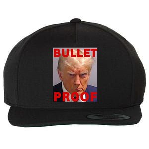 Bullet Proof Donald Trump 2024 Fight Fight Fight Trump Rally Wool Snapback Cap