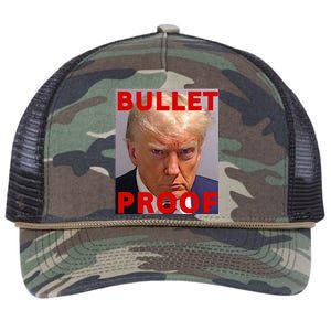 Bullet Proof Donald Trump 2024 Fight Fight Fight Trump Rally Retro Rope Trucker Hat Cap