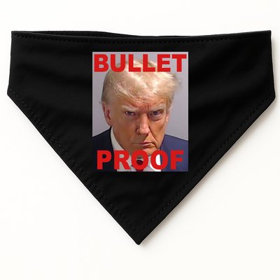 Bullet Proof Donald Trump 2024 Election Strong USA-Made Doggie Bandana