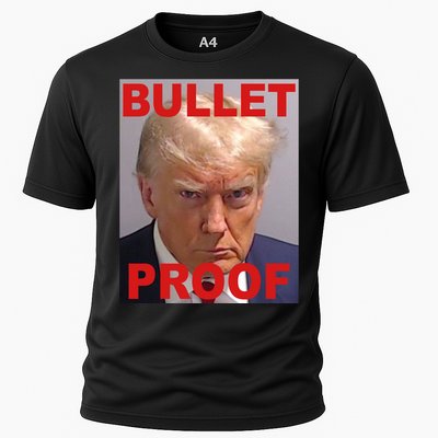 Bullet Proof Donald Trump 2024 Election Strong Cooling Performance Crew T-Shirt