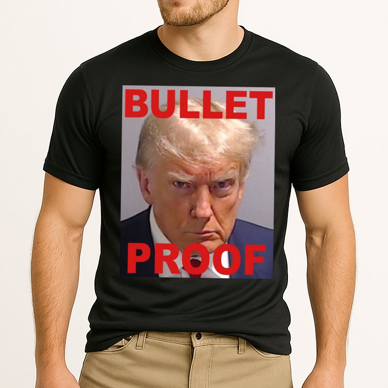 Bullet Proof Donald Trump 2024 Election Strong Cooling Performance Crew T-Shirt