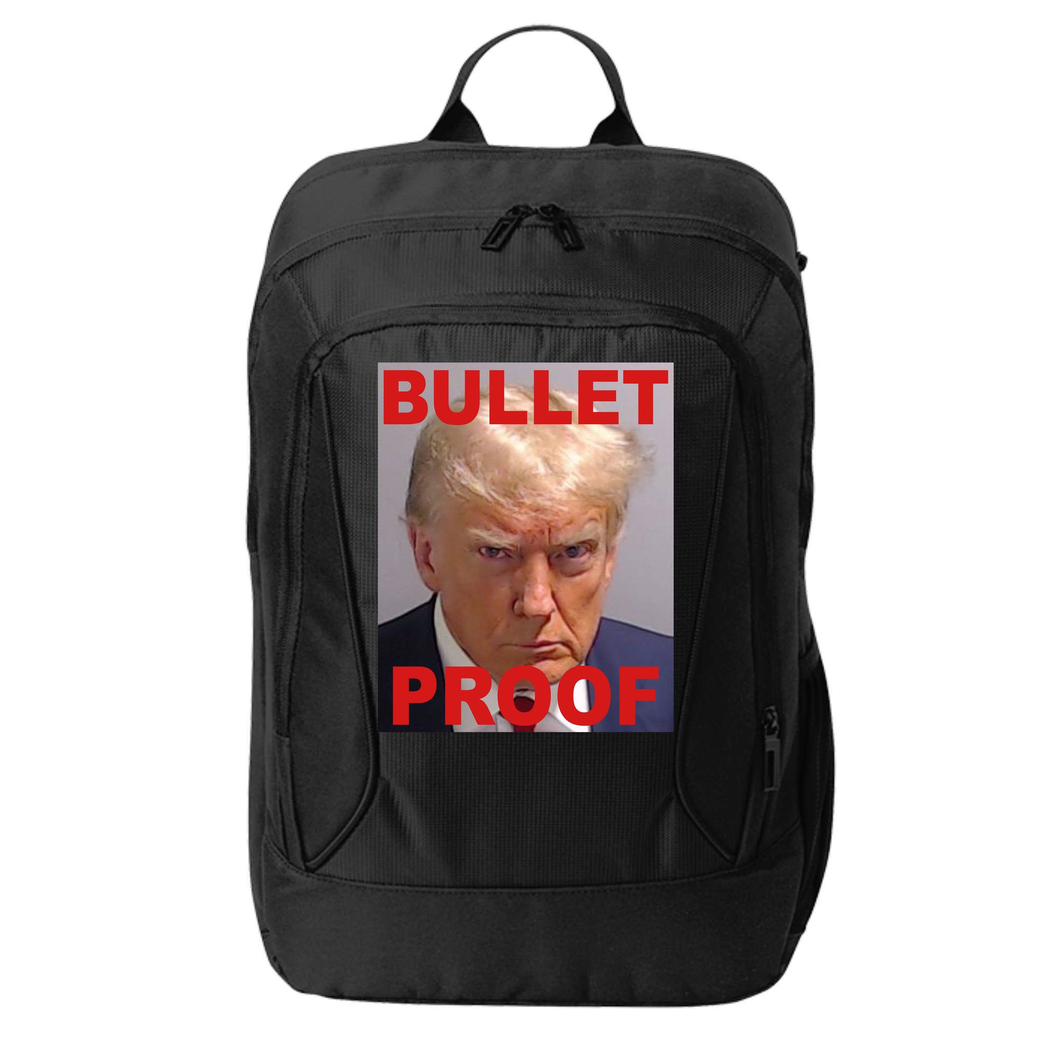 Bullet Proof Donald Trump 2024 Election Strong City Backpack