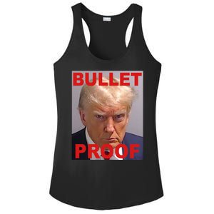 Bullet Proof Donald Trump 2024 Election Strong Ladies PosiCharge Competitor Racerback Tank