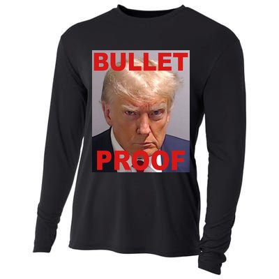 Bullet Proof Donald Trump 2024 Election Strong Cooling Performance Long Sleeve Crew