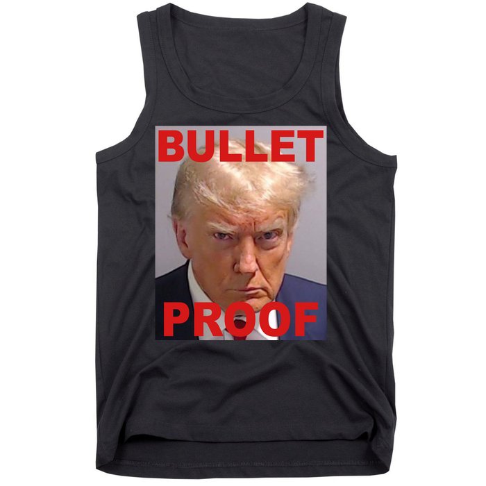 Bullet Proof Donald Trump 2024 Election Strong Tank Top