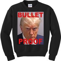 Bullet Proof Donald Trump 2024 Election Strong Kids Sweatshirt