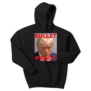 Bullet Proof Donald Trump 2024 Election Strong Kids Hoodie