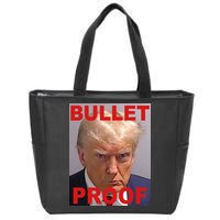 Bullet Proof Donald Trump 2024 Election Strong Zip Tote Bag