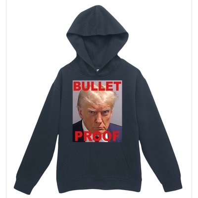 Bullet Proof Donald Trump 2024 Election Strong Urban Pullover Hoodie