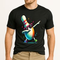 Bowling Pin Dabbing Sunglasses Bowler Player Performance Shirt