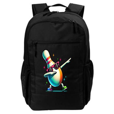 Bowling Pin Dabbing Sunglasses Bowler Player Backpack