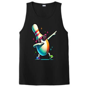 Bowling Pin Dabbing Sunglasses Bowler Player PosiCharge Competitor Tank