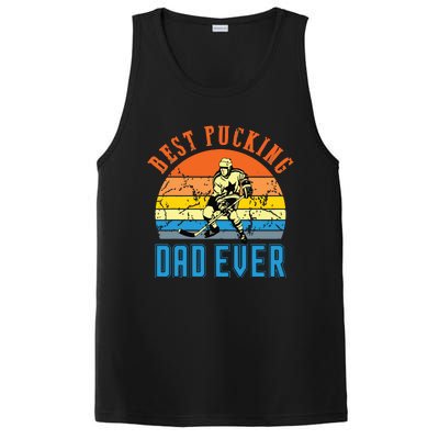 Best Pucking DAD Vintage Retro Fathers Day Gif PosiCharge Competitor Tank