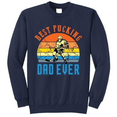 Best Pucking DAD Vintage Retro Fathers Day Gif Sweatshirt