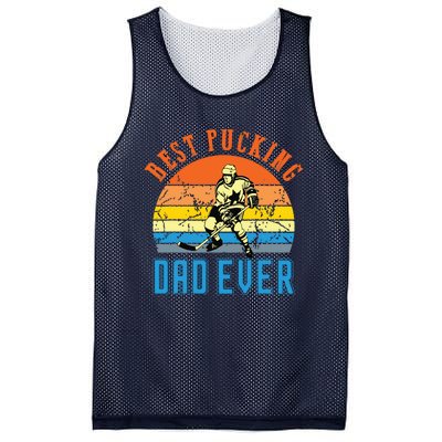 Best Pucking DAD Vintage Retro Fathers Day Gif Mesh Reversible Basketball Jersey Tank