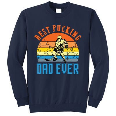 Best Pucking DAD Vintage Retro Fathers Day Gif Tall Sweatshirt