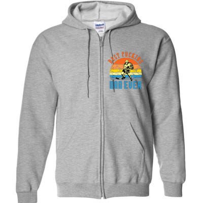 Best Pucking DAD Vintage Retro Fathers Day Gif Full Zip Hoodie