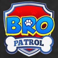 Bro Patrol Dog Funny Gift Birthday Party Beanie