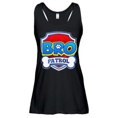 Bro Patrol Dog Funny Gift Birthday Party Ladies Essential Flowy Tank