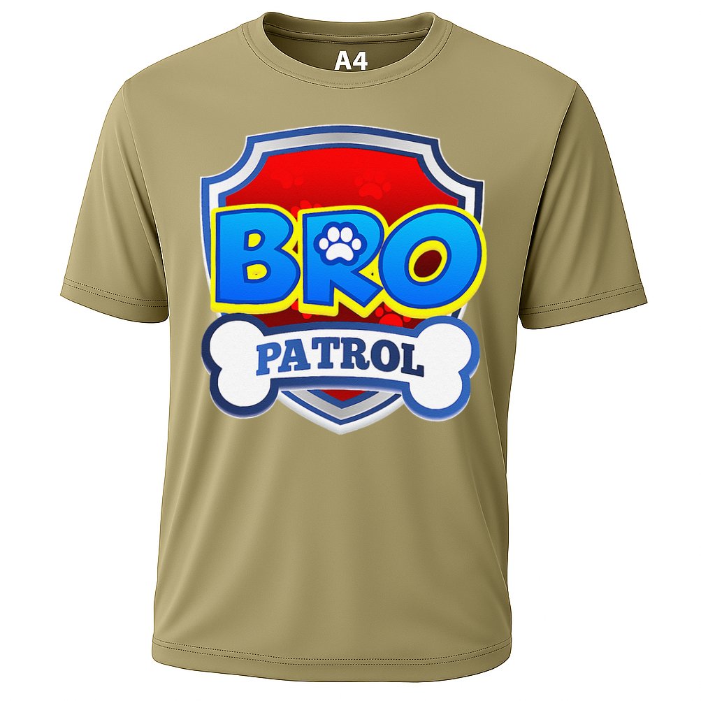 Bro Patrol Dog Funny Gift Birthday Party Performance Shirt