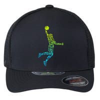 Basketball Players Dunking Flexfit Unipanel Trucker Cap