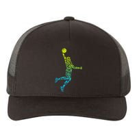 Basketball Players Dunking Yupoong Adult 5-Panel Trucker Hat