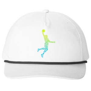 Basketball Players Dunking Snapback Five-Panel Rope Hat