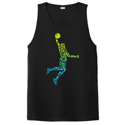 Basketball Players Dunking PosiCharge Competitor Tank