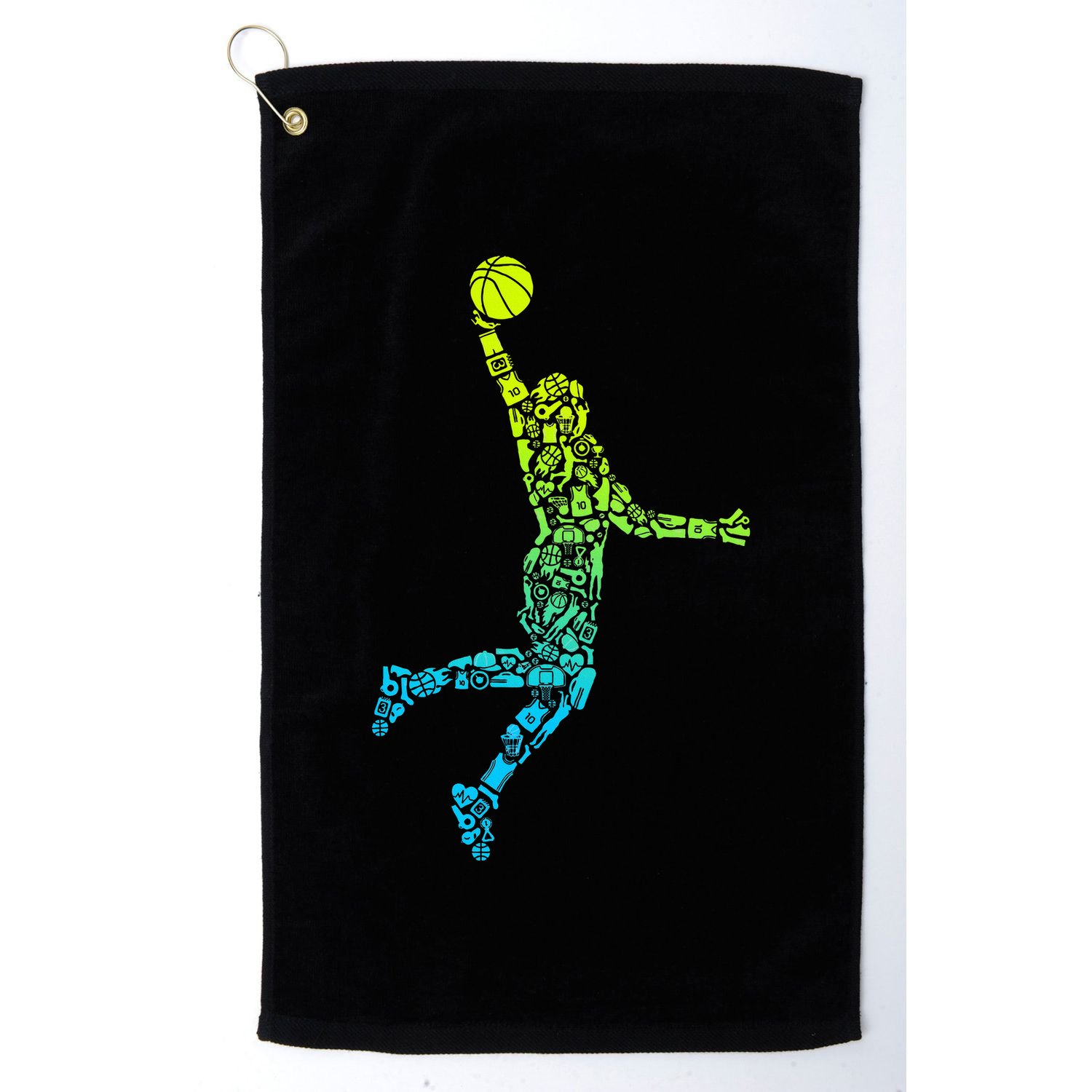 Basketball Players Dunking Golf Towel