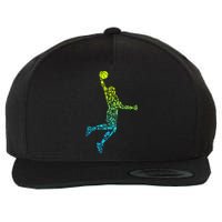 Basketball Players Dunking Wool Snapback Cap