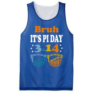 Bruh Pi Day 3 14 Math Teacher Pi Day Teachers Math Lover Gift Mesh Reversible Basketball Jersey Tank