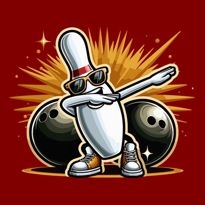 Bowling Pin Dabbing Sunglasses Bowler Player Mesh Reversible Basketball Jersey Tank