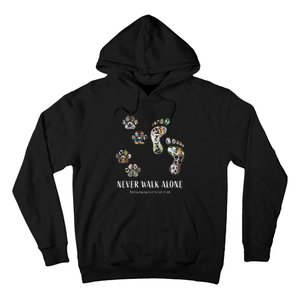 Brown Paws Dog Rescue funny animal lover Hoodie