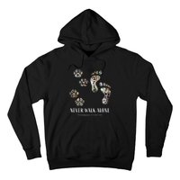 Brown Paws Dog Rescue funny animal lover Hoodie