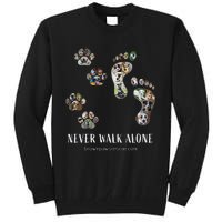 Brown Paws Dog Rescue funny animal lover Tall Sweatshirt