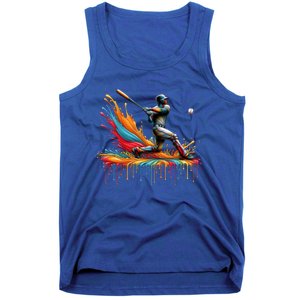 Baseball Player Drip Baseball Baseball Lover Cute Gift Tank Top