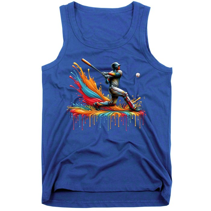 Baseball Player Drip Baseball Baseball Lover Cute Gift Tank Top