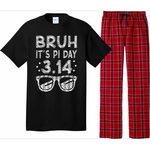 Bruh Pi Day 3 14 Math Teacher Pi Day Teachers Math Lover Gift Pajama Set